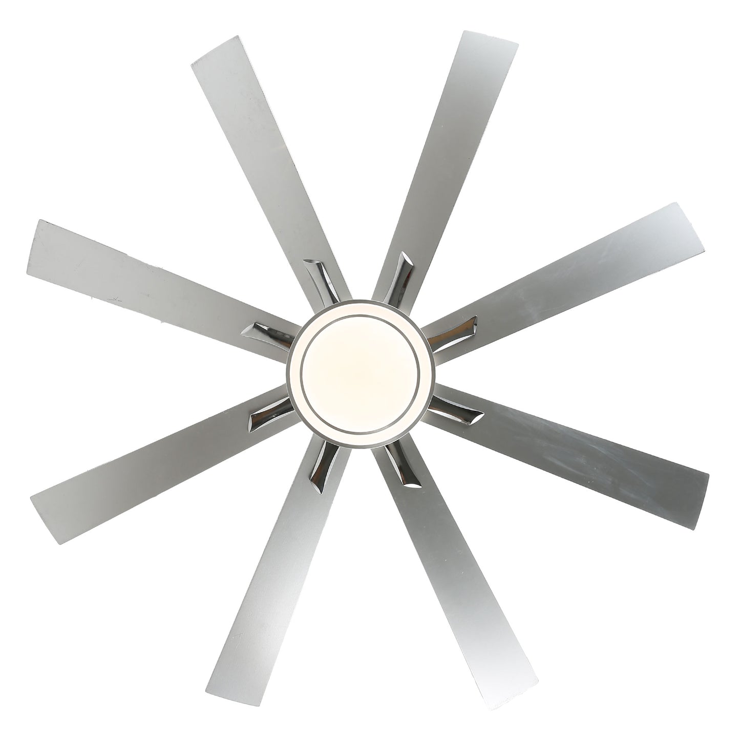 DC7206-BellaDepot 72" Black/Silver/Gold Finish Modern Urban Wood Reversible Ceiling Fan with Remote and LED Light Kit Included, Large Size Ceiling Fan