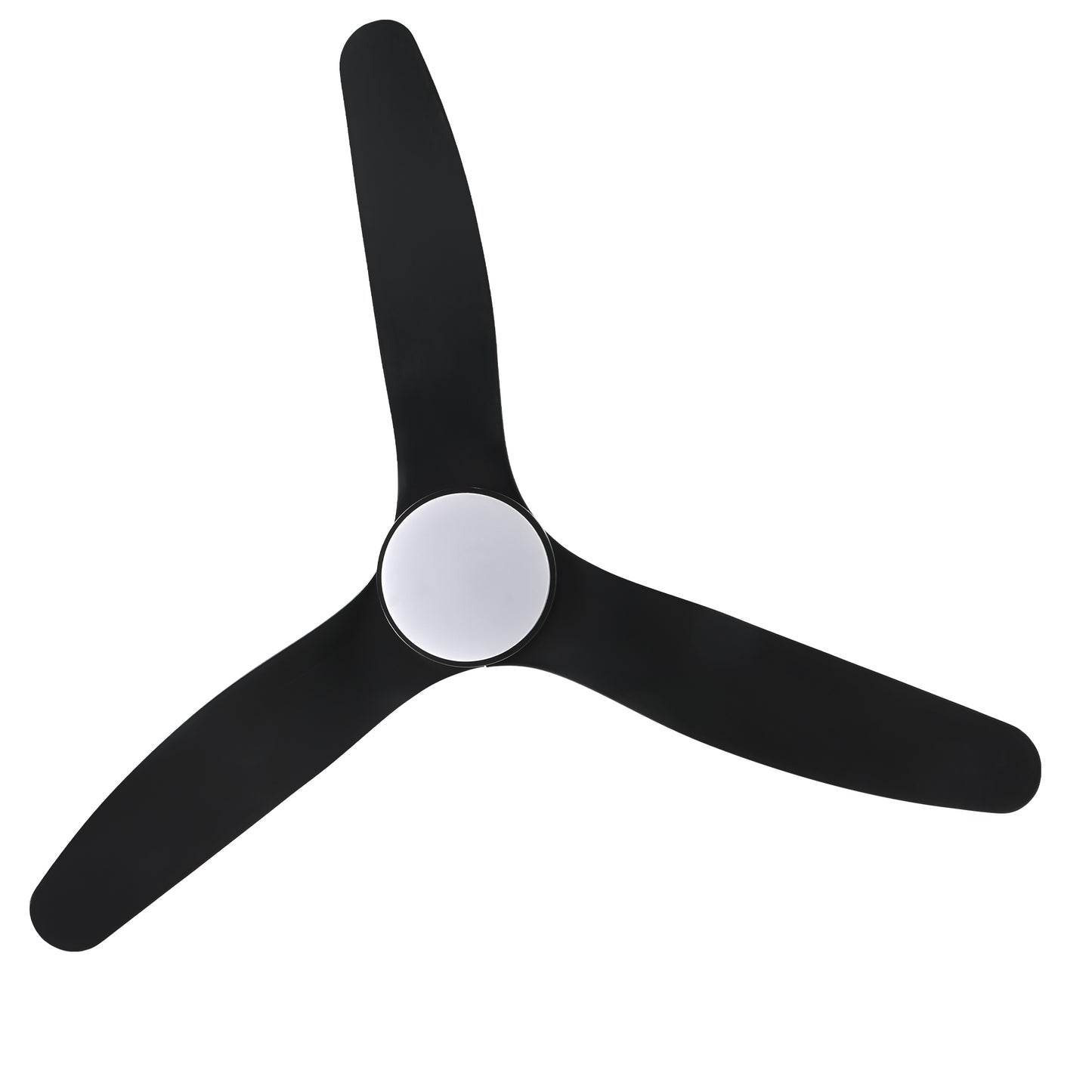 DC4602GED-BellaDepot 46" 3 Blades Simple Modern Reversible Ceiling Fan with Remote and LED Light Kit Included, 6-speed Dimmable Ceiling Fan