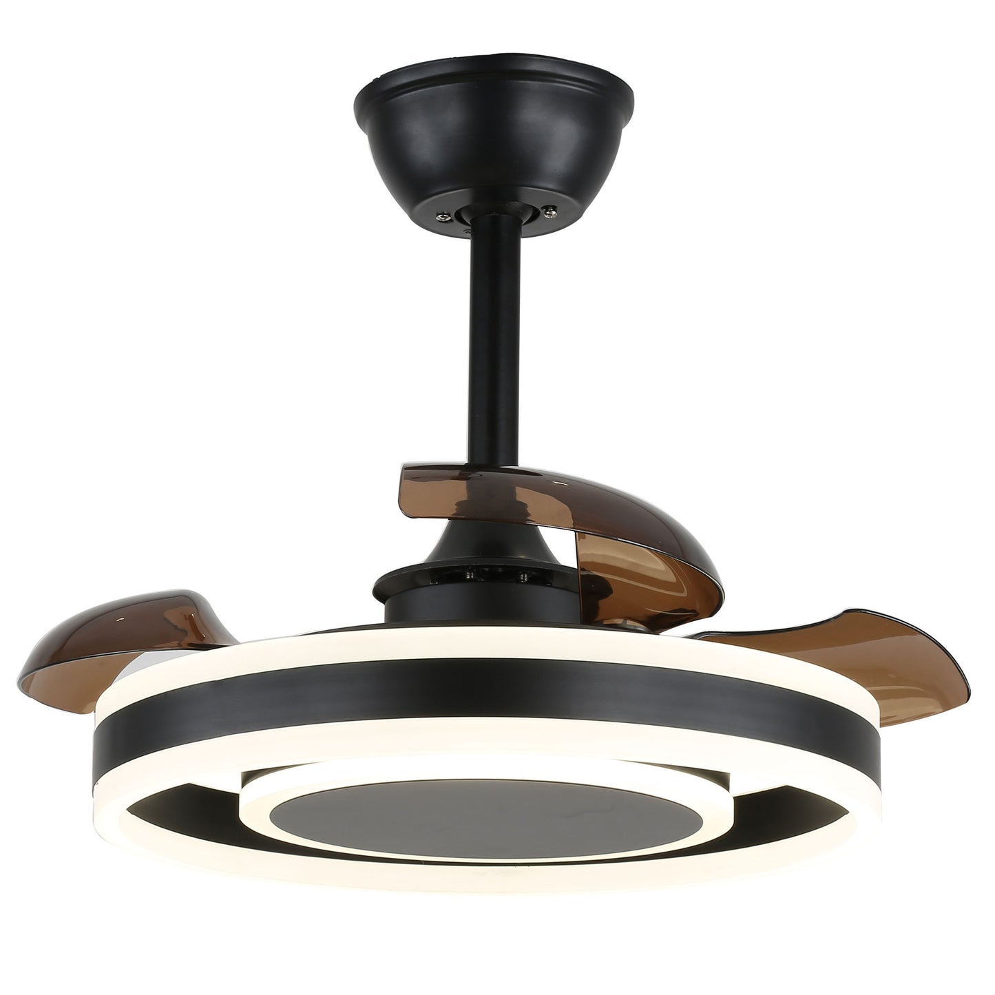 DC2205-22" Modern Reversible Ceiling Fan with Remote and LED Light Kit Included