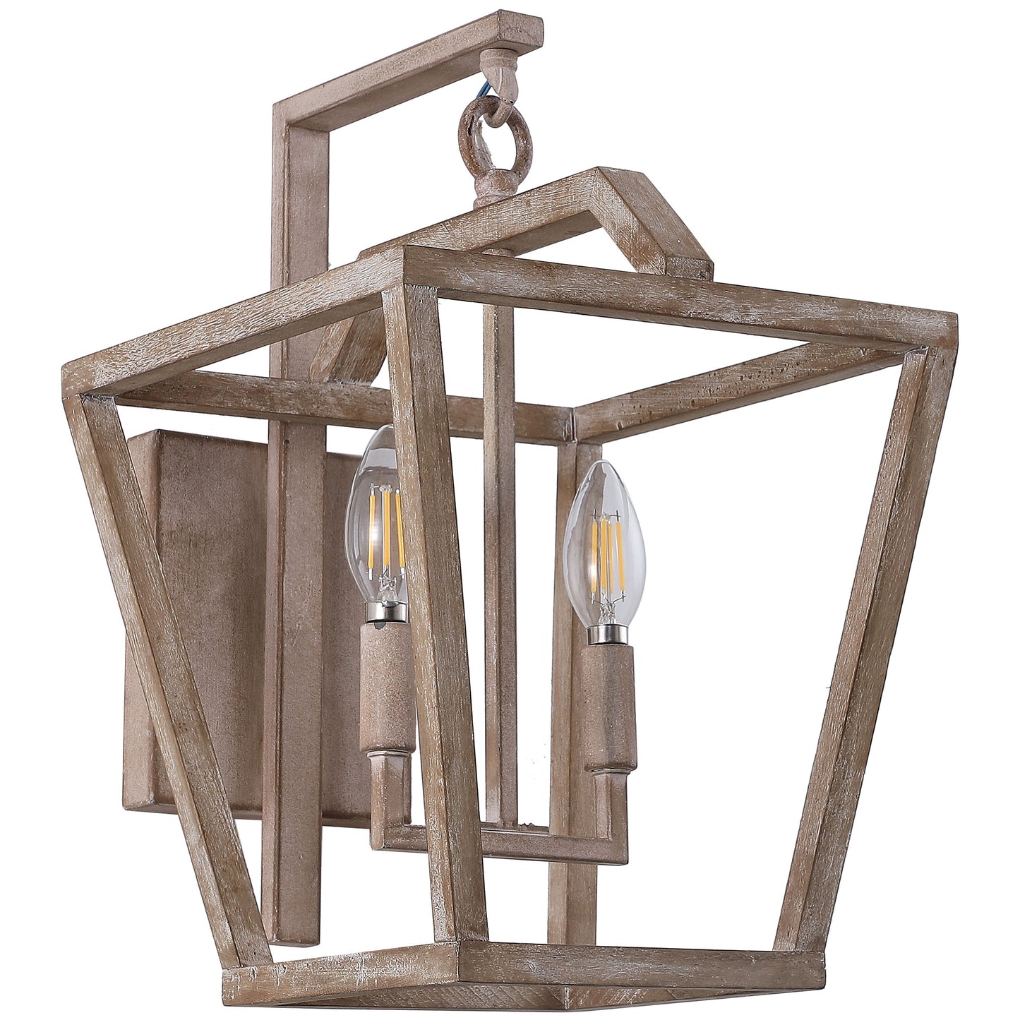 FC4068-2 Lights Cottage Wall Sconce, Indoor and Outdoor Universal Light Fixture