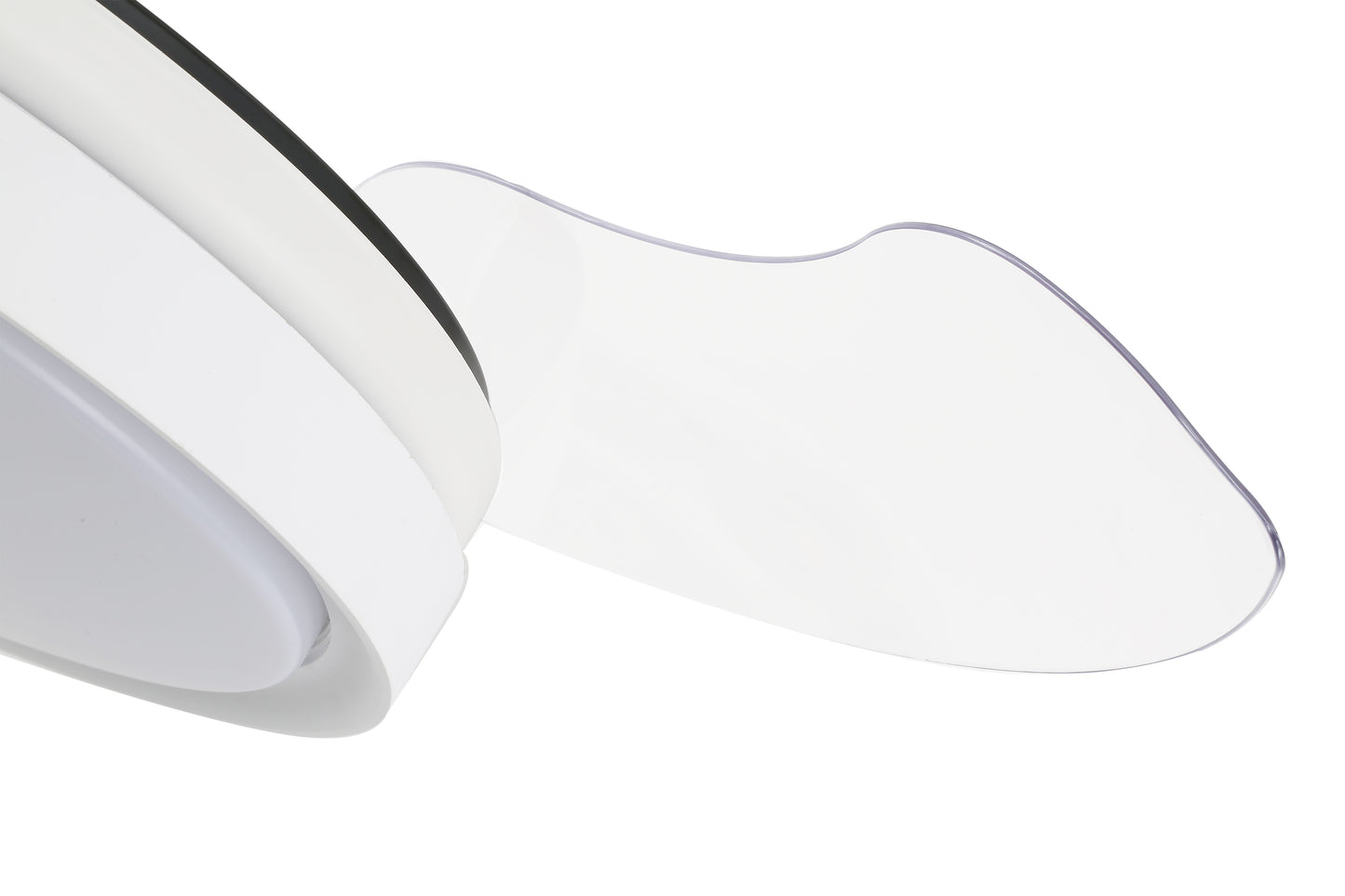 DC4205-BellaDepot 42" Black/Gold/White Finish Retractable Ceiling Fan with Remote and LED Light Kit Included, CCT Dimmable Ceiling Fan