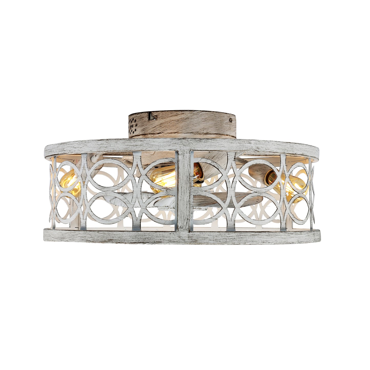 Amaranta 19'' Dimmable Caged Ceiling Fan with Light Kit and Remote