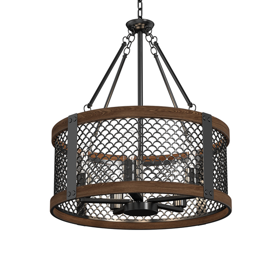 24" Fandelier Ceiling Fan with Lighting 0805