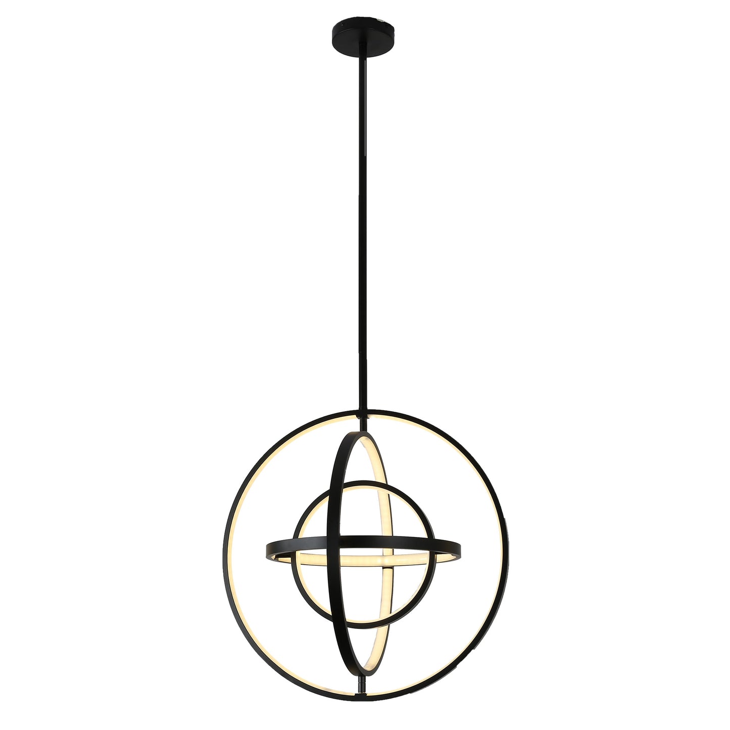 BD4085-Modern Urban LED Home Decoration Lighting, Geometric Chandelier, 3 light colors