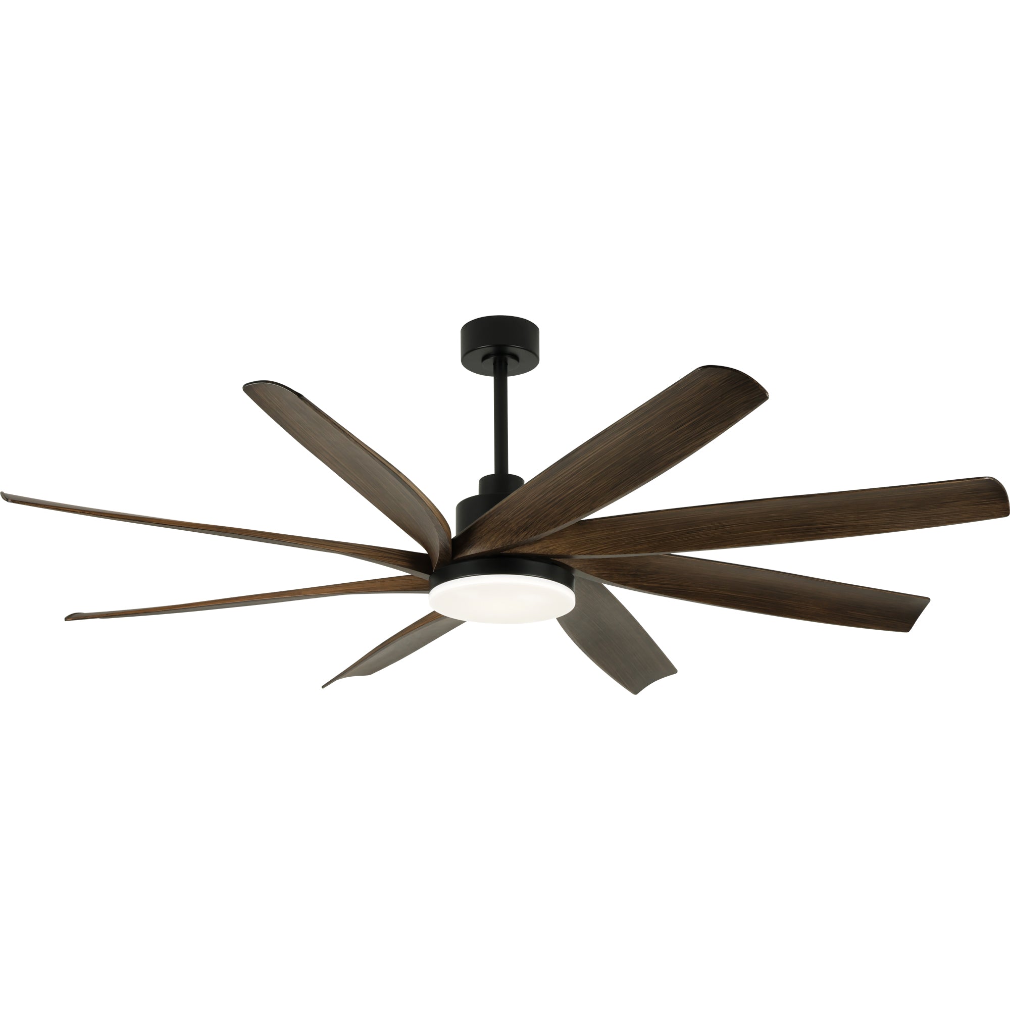 72 Inch Modern Ceiling Fan with LED Light and Remote Control, 6 Speed Reversible DC Motor Large Room Ceiling Fan for Living Room