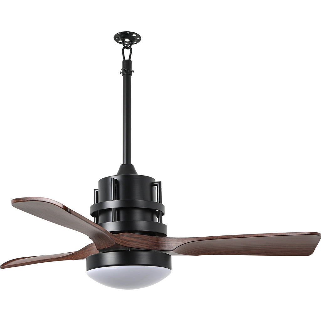 42 Inch Modern Smart Outdoor Ceiling Fan with Dimmable LED Lights,6 Speeds Plug In Waterproof Ceiling Fans for Patios