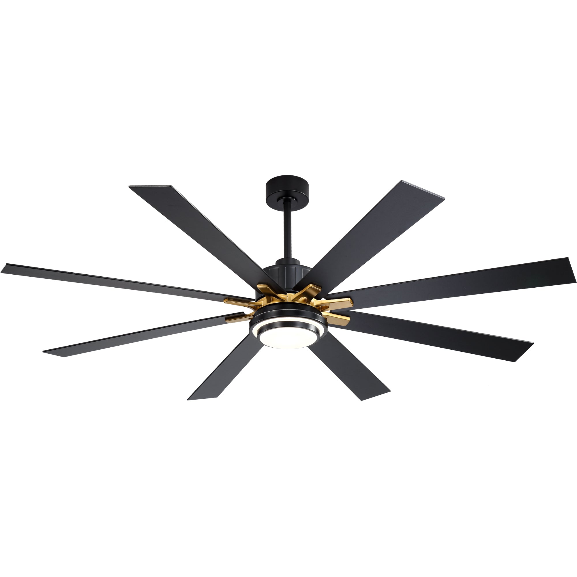 72 Inch Modern Ceiling Fan with LED Light and Remote Control, 6 Speeds DC Motor Reversible Large Ceiling Fan for Living Room