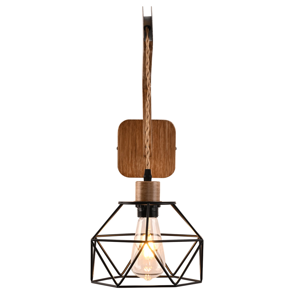 1 - Light Farmhouse Industrial Swing Arm Sconce, Adjustable Arm Wall Sconce Wall Light