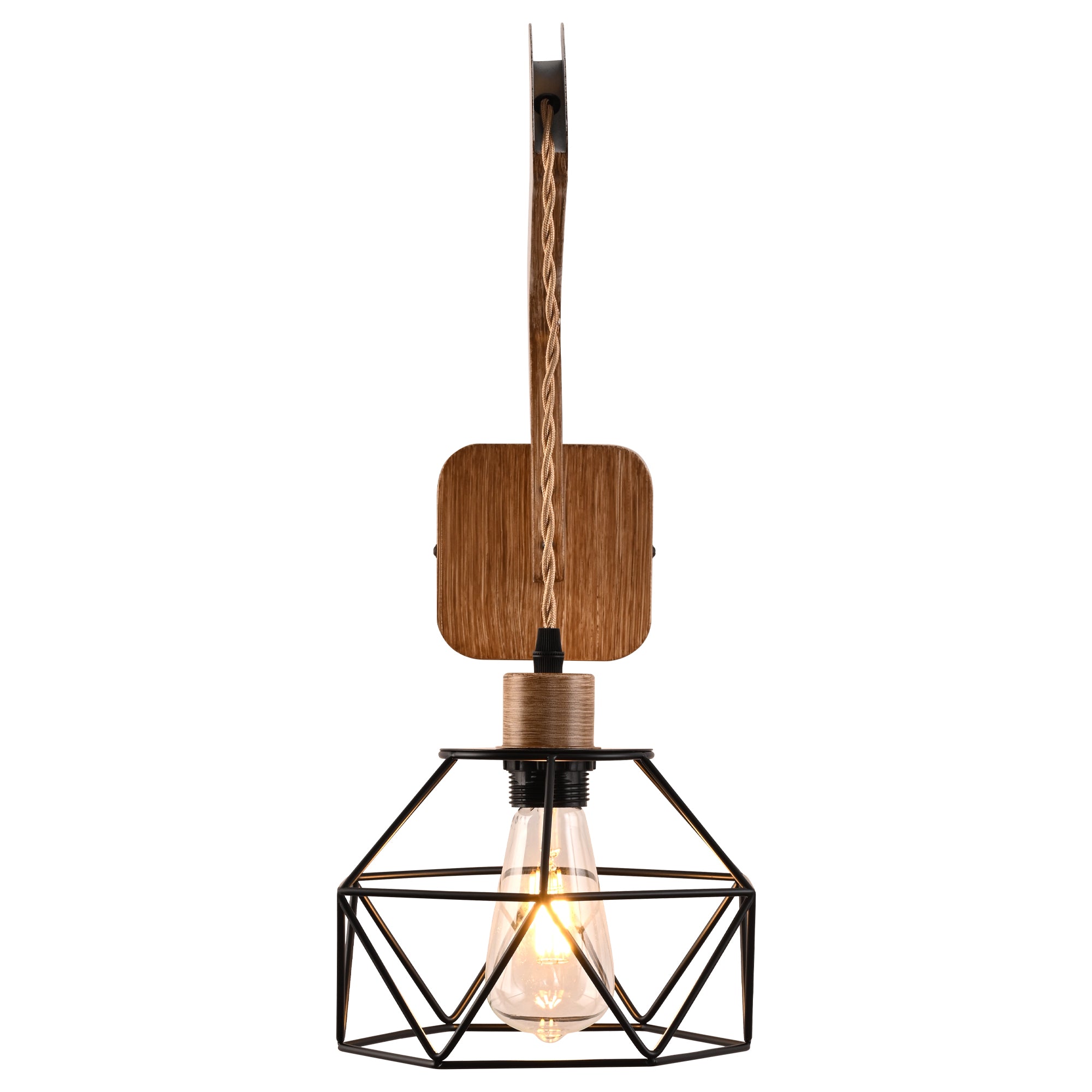 1 - Light Farmhouse Industrial Swing Arm Sconce, Adjustable Arm Wall Sconce Wall Light