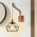 1 - Light Farmhouse Industrial Swing Arm Sconce, Adjustable Arm Wall Sconce Wall Light