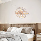 DC2036-BellaDepot 23" Metal Caged Ceiling Fan with Remote Control, Wall Mounted or Ceiling Mounted Fan with Bulb Base