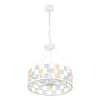 6 - Lights Modern Europe Chandelier, 17.7" Farmhouse Chandeliers for Dining Room with Adjustable Chain