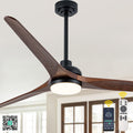 72 Inch Modern Farmhouse Extra Large Ceiling Fan with Dimmable LED Light and Remote, 6 Speeds DC Motor Reversible Ceiling Fan for Large Room