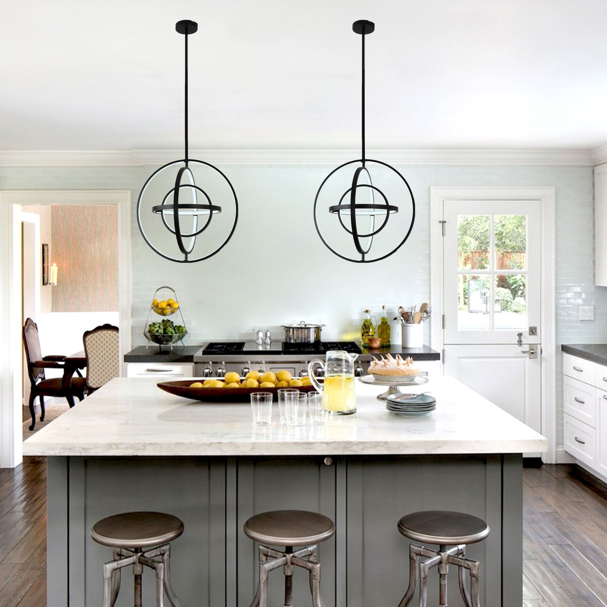 BD4085-BellaDepot LED Modern Urban Geometric Chandelier, DIY Shape Pendant Light