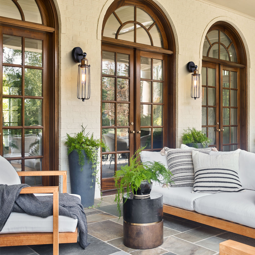 1 - Light Black Industrial Wall Sconces with Adjustable Angle, Modern Wall Light for Hallway