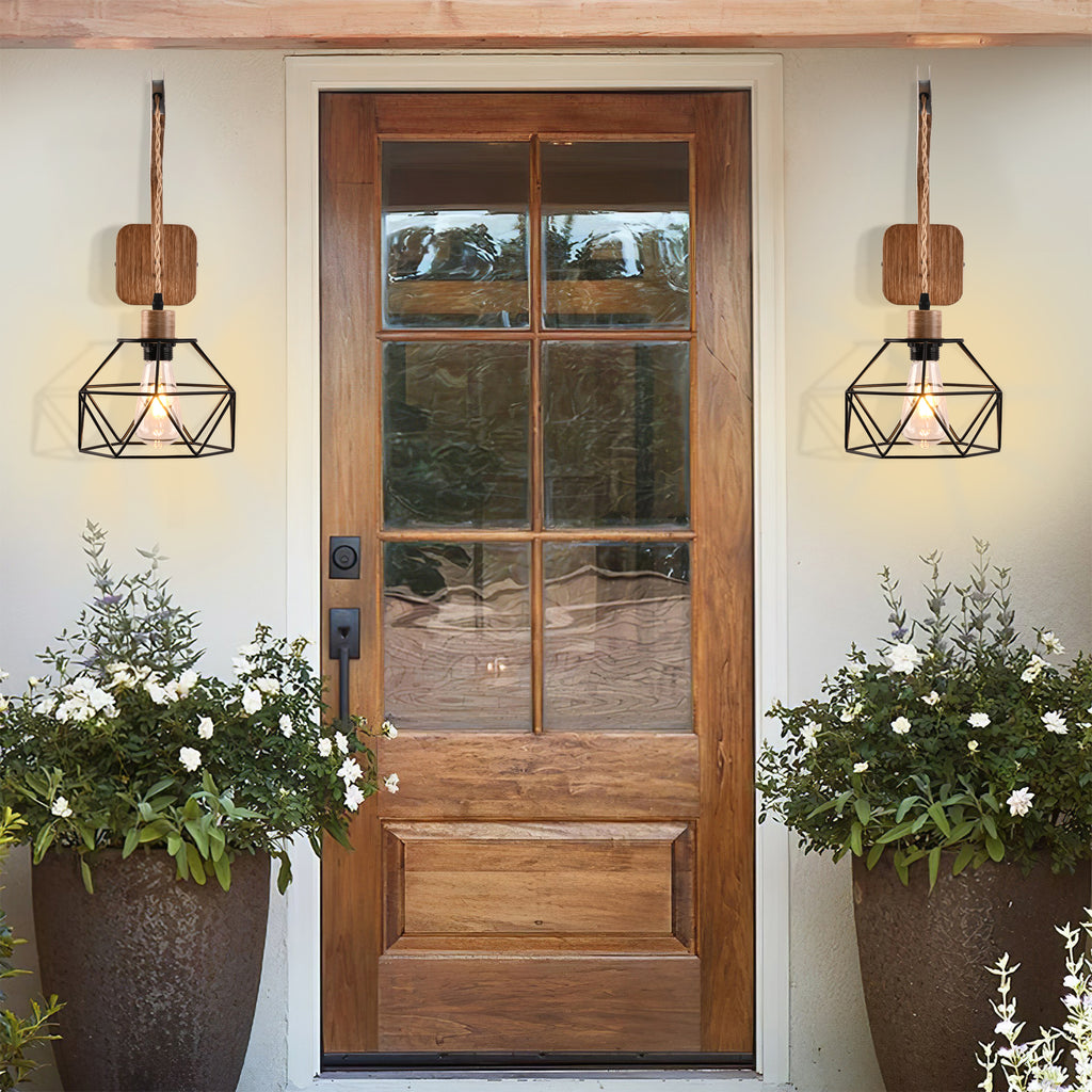 1 - Light Farmhouse Industrial Swing Arm Sconce, Adjustable Arm Wall Sconce Wall Light