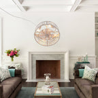 DC2036-BellaDepot 23" Metal Caged Ceiling Fan with Remote Control, Wall Mounted or Ceiling Mounted Fan with Bulb Base