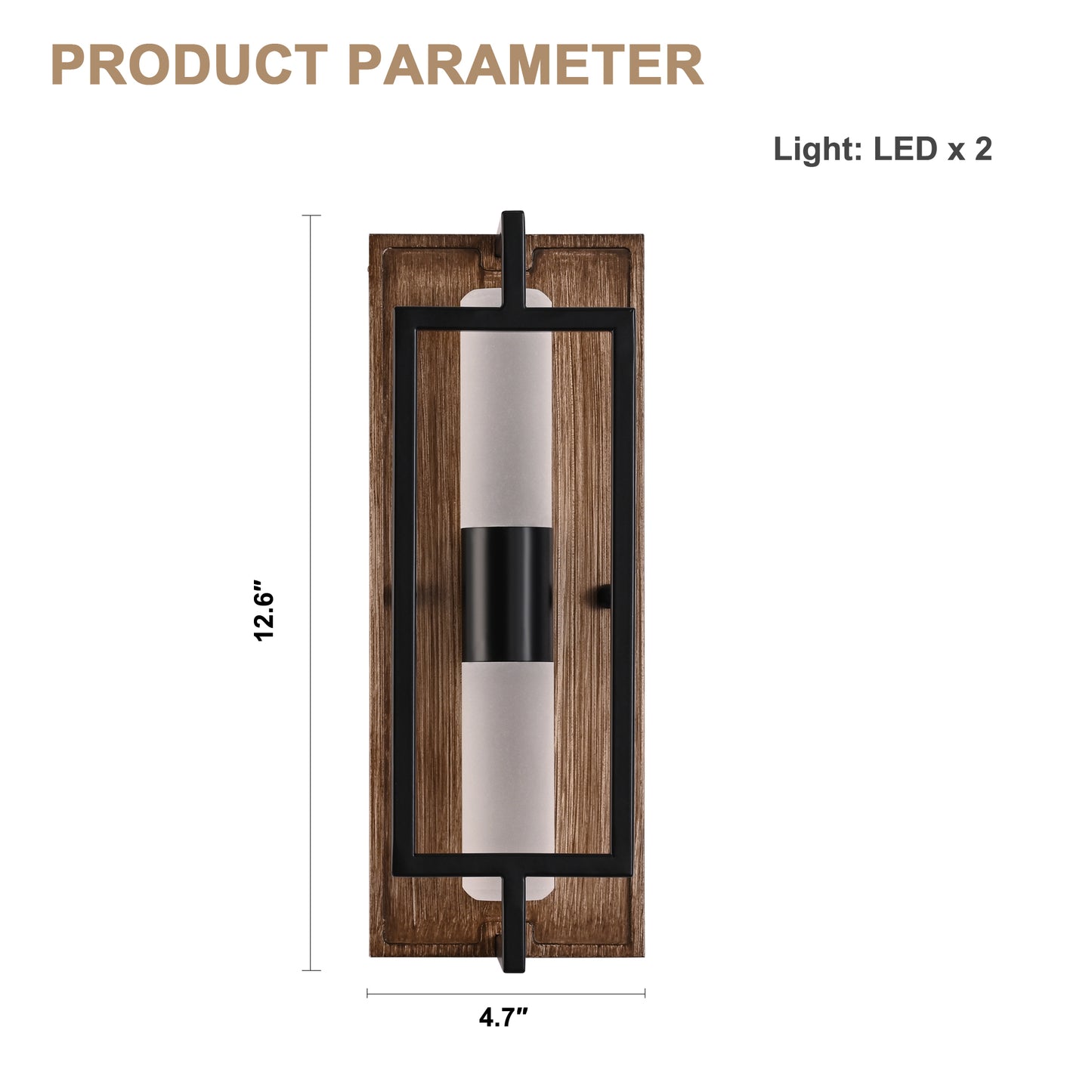 FC4095-Industrial LED Wall Sconce, Outdoor Decoration Lighting