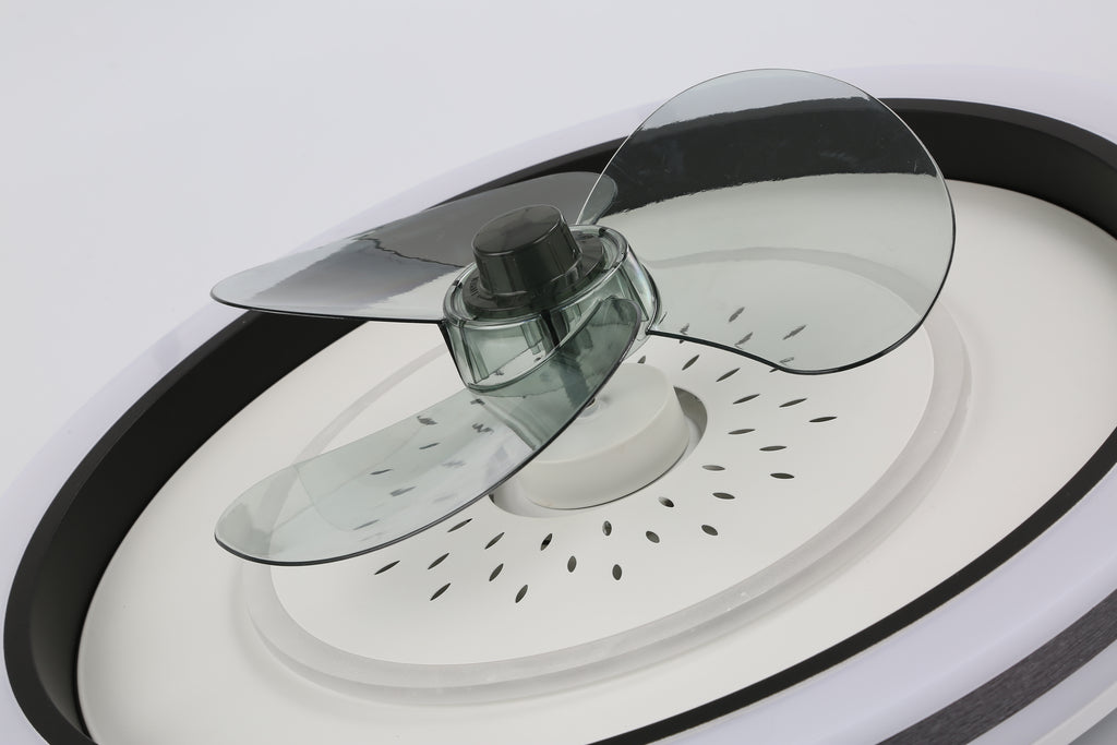 DC2010-BellaDepot 18.9" Modern Low Profile Reversible Ceiling Fan with LED Light Kit Included and Remote