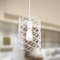 1 - Light White Cylinder Pendant Light, 6.7" Dining Room Light Fixtures Kitchen Island Light