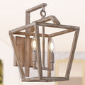 2 - Lights Rustic Distressed Wood Sconces, 12.2" Indoor Arm Sconce Farmhouse Wall Light
