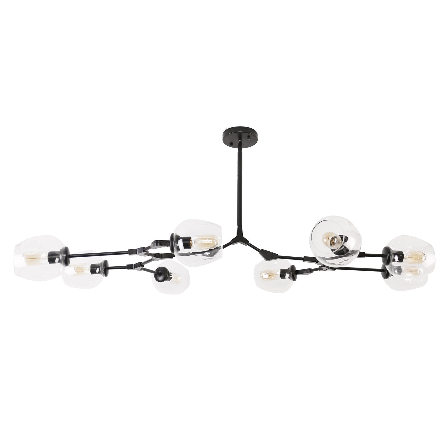 Transparent 8-Light Fixtures