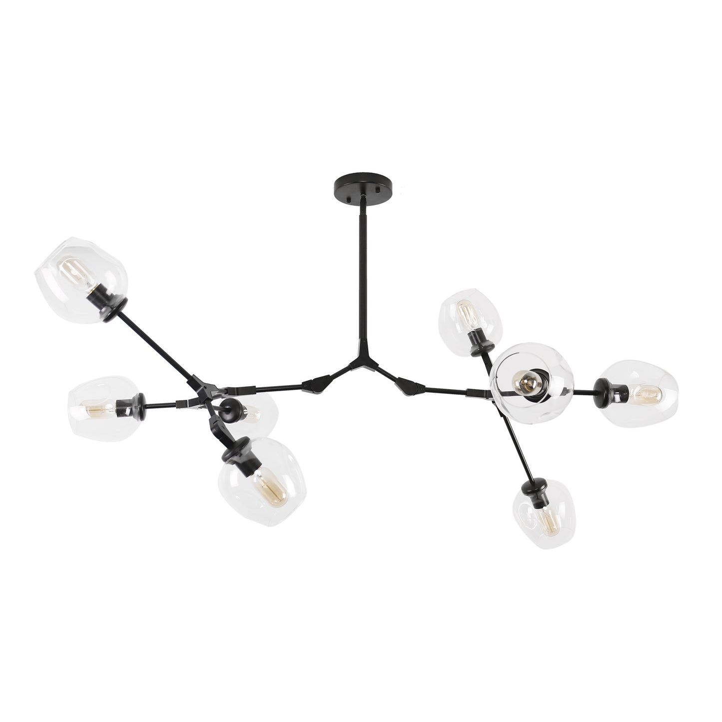 Transparent 8-Light Fixtures