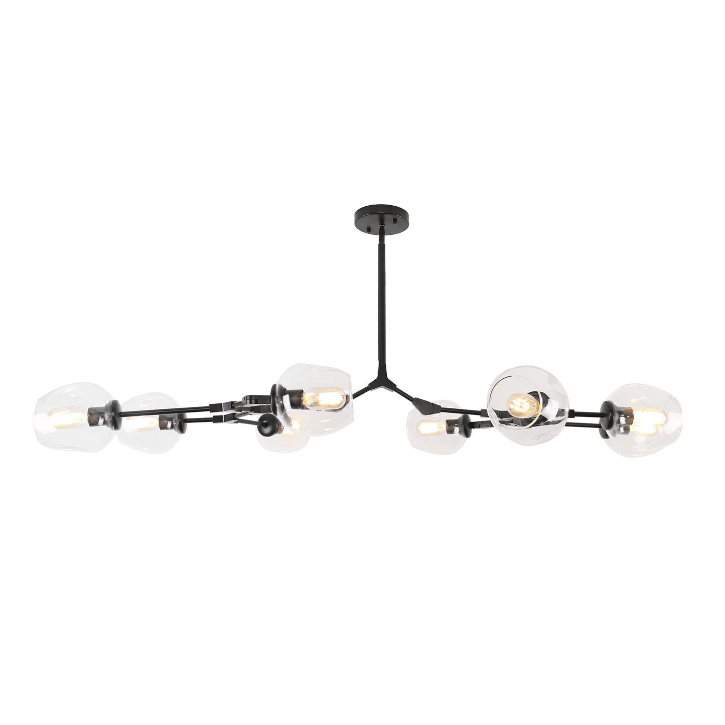 Transparent 8-Light Fixtures