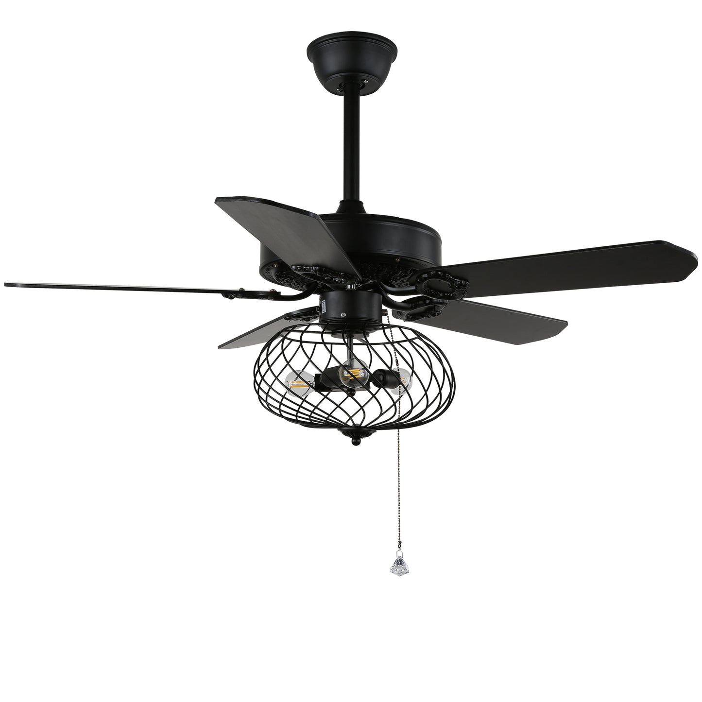 42/52'' Malayah 5 - Blade Standard Ceiling Fan with Remote Control and Light Kit Included