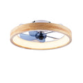 20 Inch Modern Flush Mount Ceiling Fan with LED Light & Remote Control, 6 Speed DC Motor Reversible Ceiling Fan