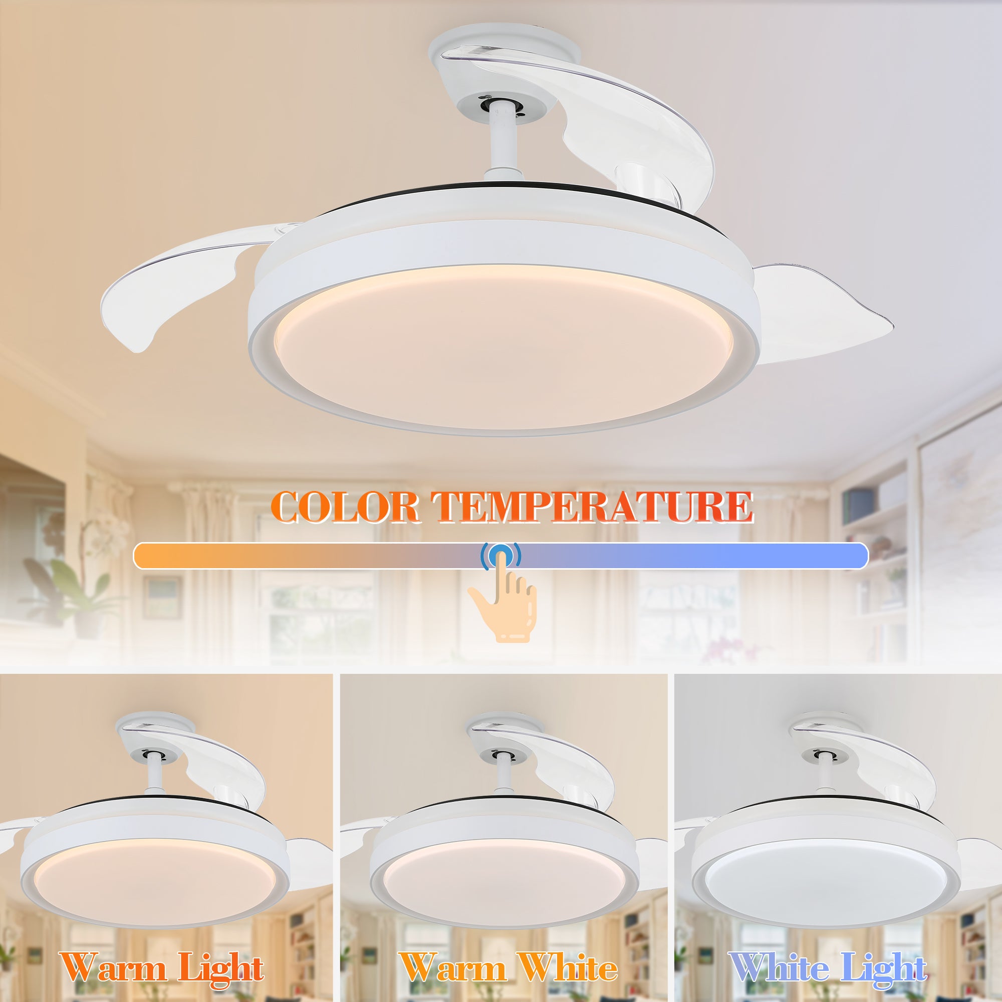 Replacement BD4205-W Ceiling Fan