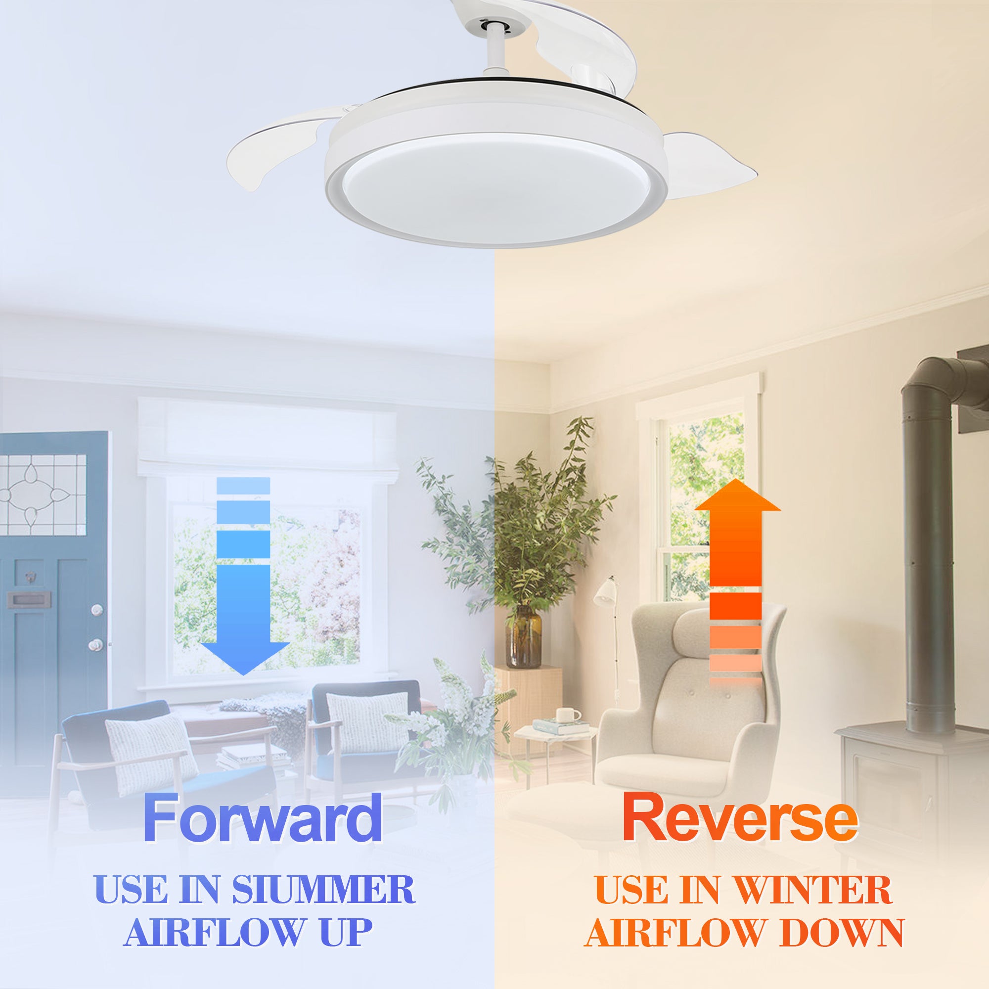 Replacement BD4205-W Ceiling Fan