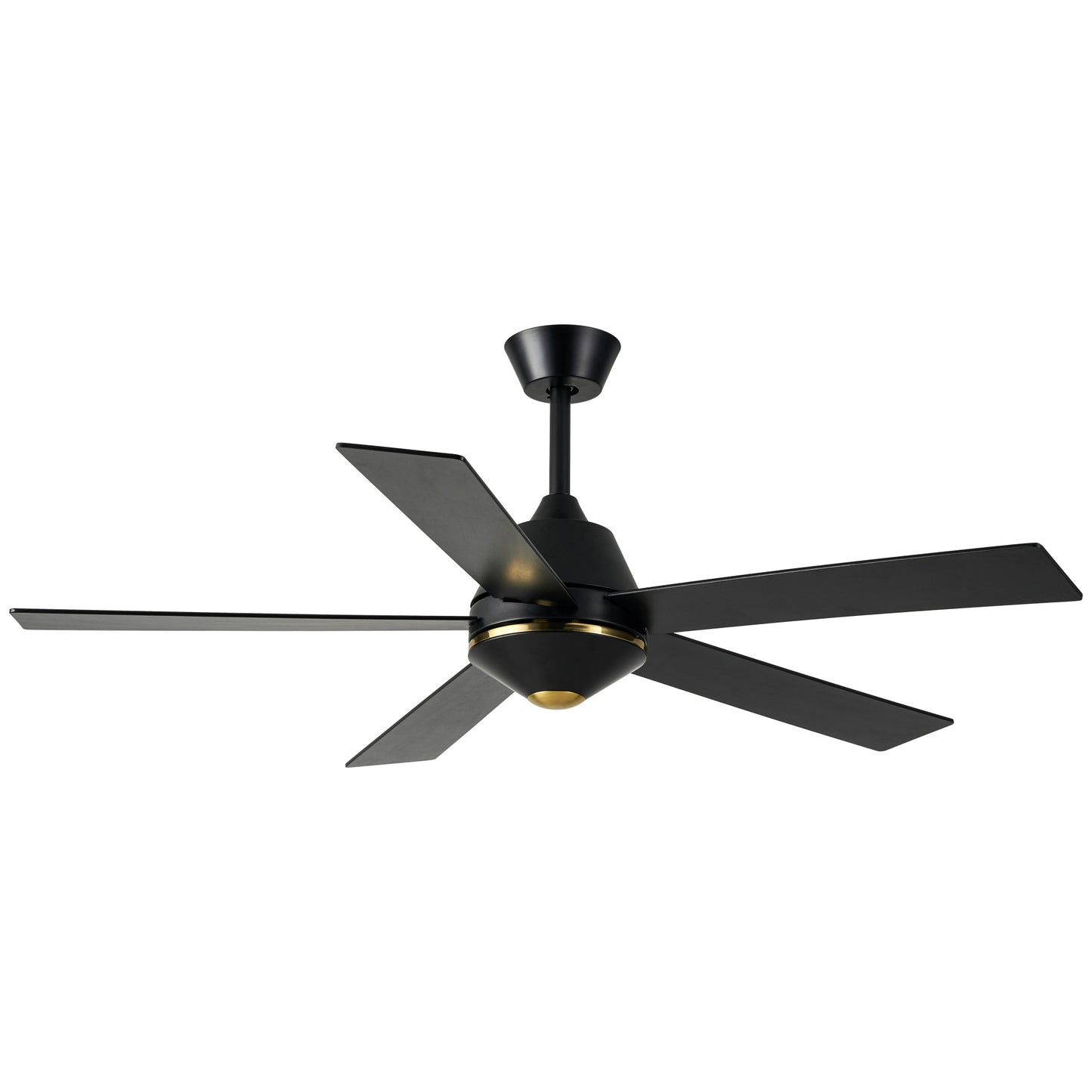 HWJ5219-52" 5 Wooden Blades Modern Reversible Ceiling Fan with Remote and LED Lights, Large Size 6-speed Ceiling Fan