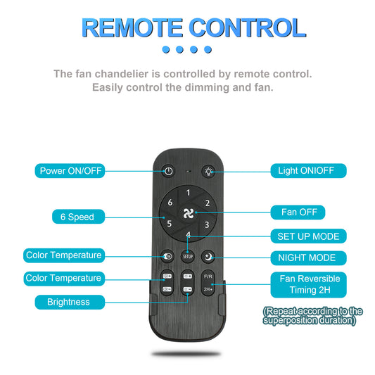 #DC5205 Ceiling Fan Remote Control