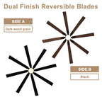 80 Inch Black Industrial Extra Large Ceiling Fan with LED Light and Remote, 6 Speeds DC Motor Reversible Ceiling Fan for Large Room