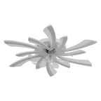 DC3101-BellaDepot 30.7" Medium Flush Mount Reversible Ceiling Fan with Remote and Light Kit Included, 6 Speeds Ceiling Fan