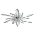 DC3101-BellaDepot 30.7" Medium Flush Mount Reversible Ceiling Fan with Remote and Light Kit Included, 6 Speeds Ceiling Fan