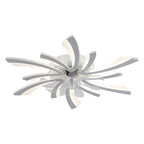 DC3101-BellaDepot 30.7" Medium Flush Mount Reversible Ceiling Fan with Remote and Light Kit Included, 6 Speeds Ceiling Fan