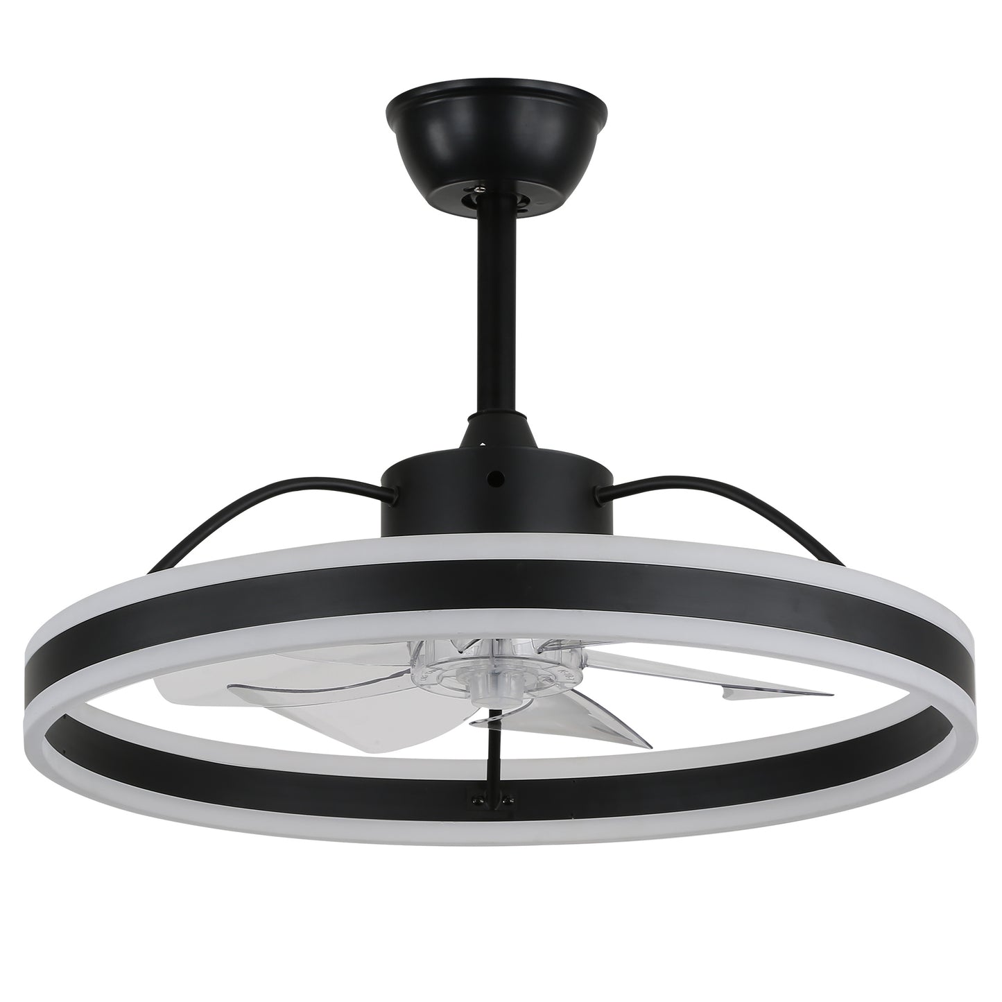 DC2402-24" Small Size Modern Design Ceiling Fan with LED Light Kit Included and Remote