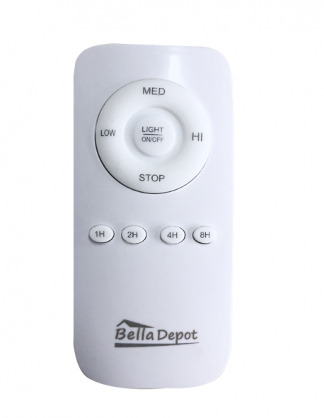 NO RETURN/ 1 Set Replacement Remote Kit for Bella Depot AC Motor Ceiling Fan