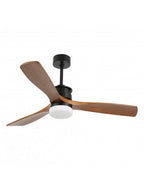 DC5210-BellaDepot 52" 3 Wooden Blades Ceiling Fan with Remote and LED Light Kit Included, 6-speed Reversible Ceiling Fan