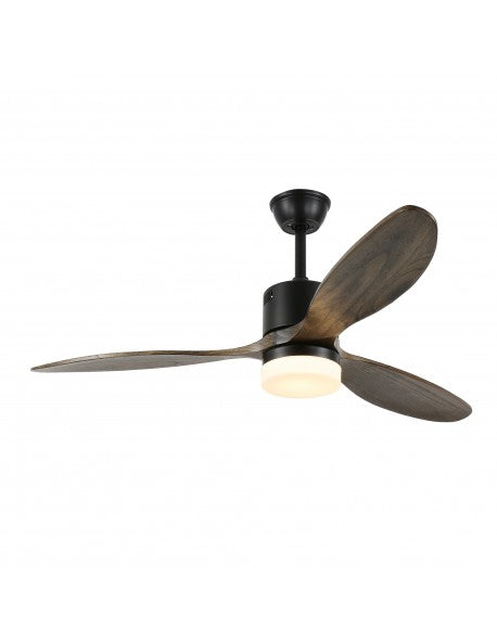 52 in. Classic Reversible Ceiling Fan with LED Light and Remote, 3 Blades, 6 Speeds